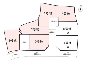 4号地 全体区画図